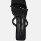 Inamorata Twisted Strap Mid Heel Sandals