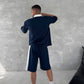 Italia Inspired Men's Polo & Shorts Set – Athletic Heritage with Bold National Style