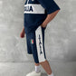 Italia Inspired Men's Polo & Shorts Set – Athletic Heritage with Bold National Style