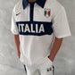 Italia Inspired Men's Polo & Shorts Set – Athletic Heritage with Bold National Style