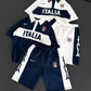 Italia Inspired Men's Polo & Shorts Set – Athletic Heritage with Bold National Style