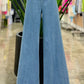Jackie Jogger Demin Detail Pants With Adjustable Pant Drawstring