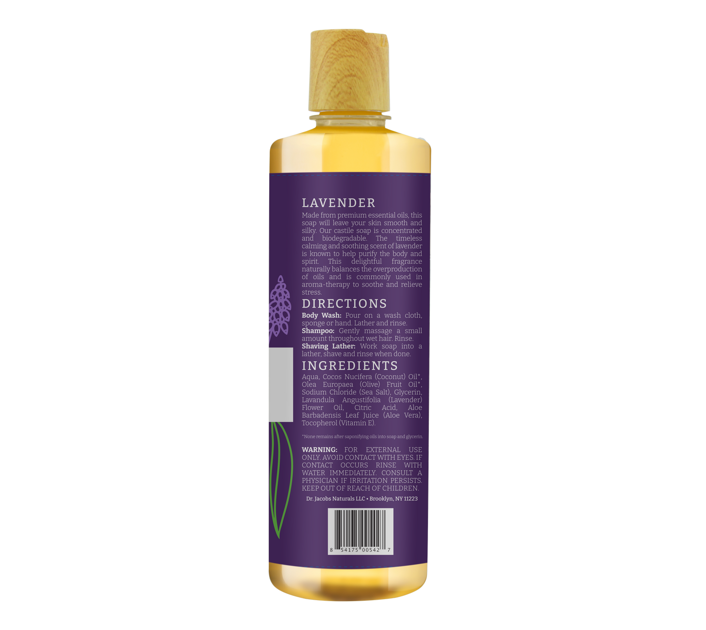 Lavender Pure Castile Body Wash