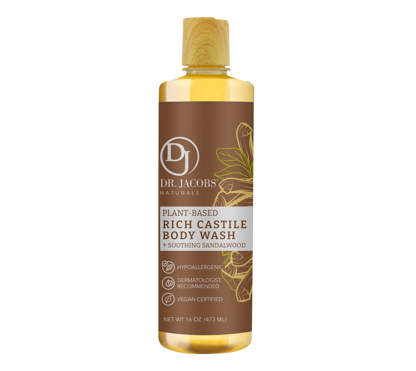 Sandalwood Castile Body Wash