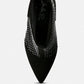 Jazz Rhinestone Embellished Mesh Stiletto Boots