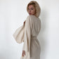 Kimono Sleeves Linen Robe