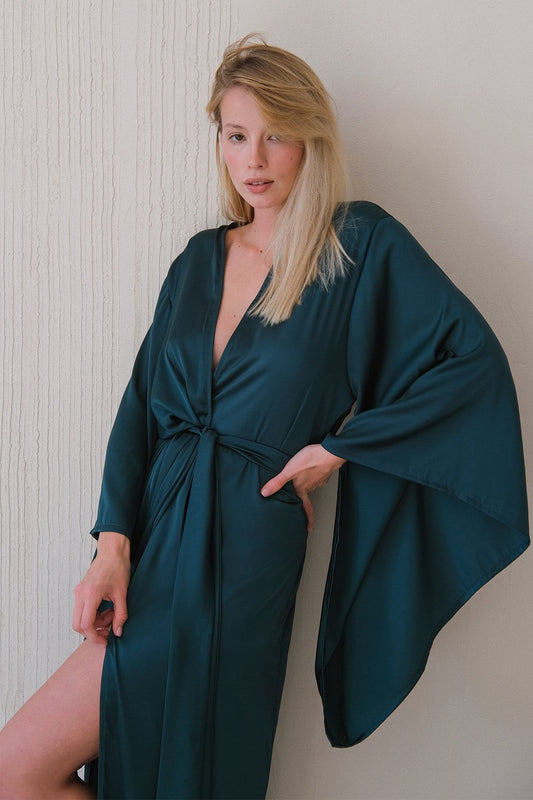 Kimono Sleeves Long Robe