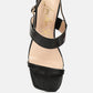 Kirk Elasticated Gussets Block Heel Sandals