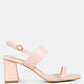 Kirk Elasticated Gussets Block Heel Sandals