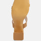 Kirk Elasticated Gussets Block Heel Sandals