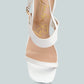 Kirk Elasticated Gussets Block Heel Sandals