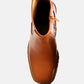 Kokum Faux Leather Platform Ankle Boots
