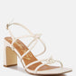 Kralor Knotted Strap Italian Block Heel Sandals