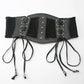 “So Waisted” Lace-Up PU Corset Belt