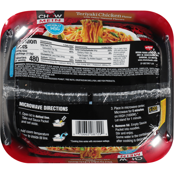 Nissin Teriyaki Chicken Noodles