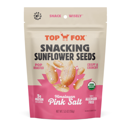 Top Fox Snacks Sunflower Seeds, Himalayan Pink Salt