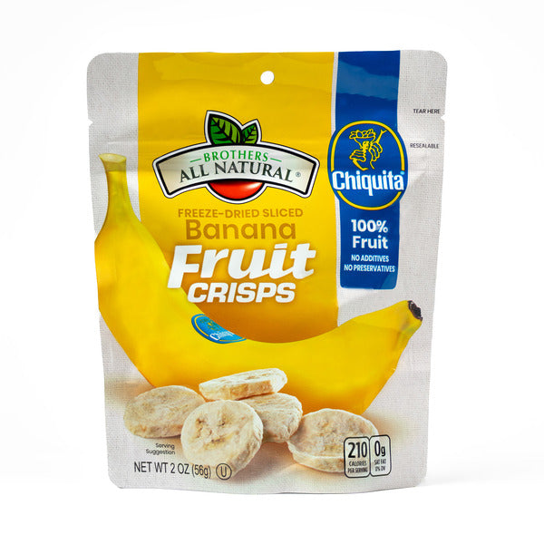 Brothers All Natural Chiquita Chiquita Freeze Dried Banana Fruit Crisps