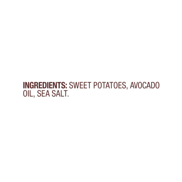 Jackson's Sea Salt Sweet Potato Chips Kettle Cooked in Avocado Oil