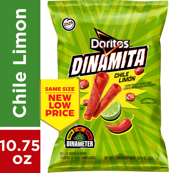 Doritos Dinamita Tortilla Chips Chile Limon