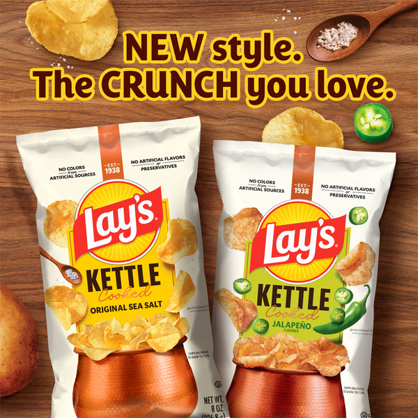 Lay's Kettle Cooked Cajun Spice Potato Chips