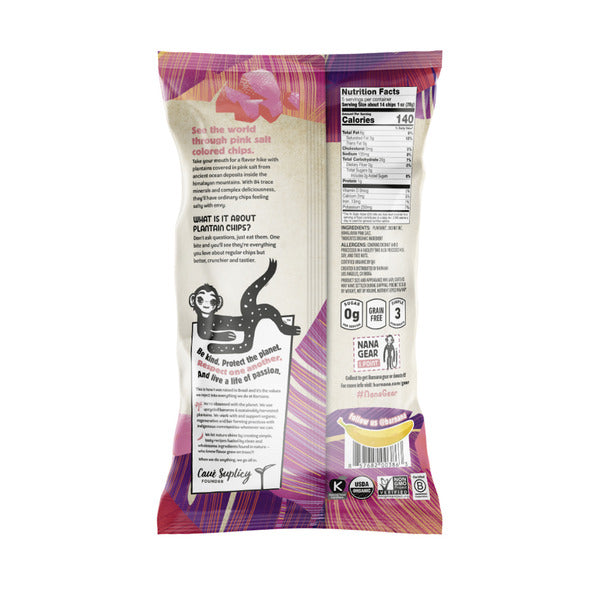 Barnana Organic Plantain Chips, Himalayan Pink Salt, Kettle Cooked