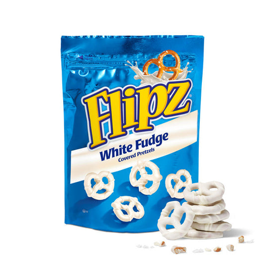 Flipz White Fudge Covered Pretzels