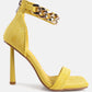 Last Sip Micro Suede High Heel Sandals