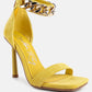 Last Sip Micro Suede High Heel Sandals