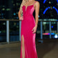 Size XS, SHANTI GOWN - PINK VELVET DRESS - FINAL SALE