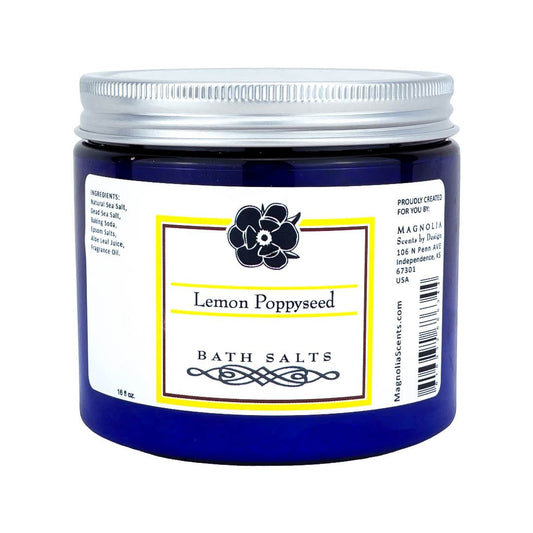 Lemon Poppyseed 16oz Bath Salts