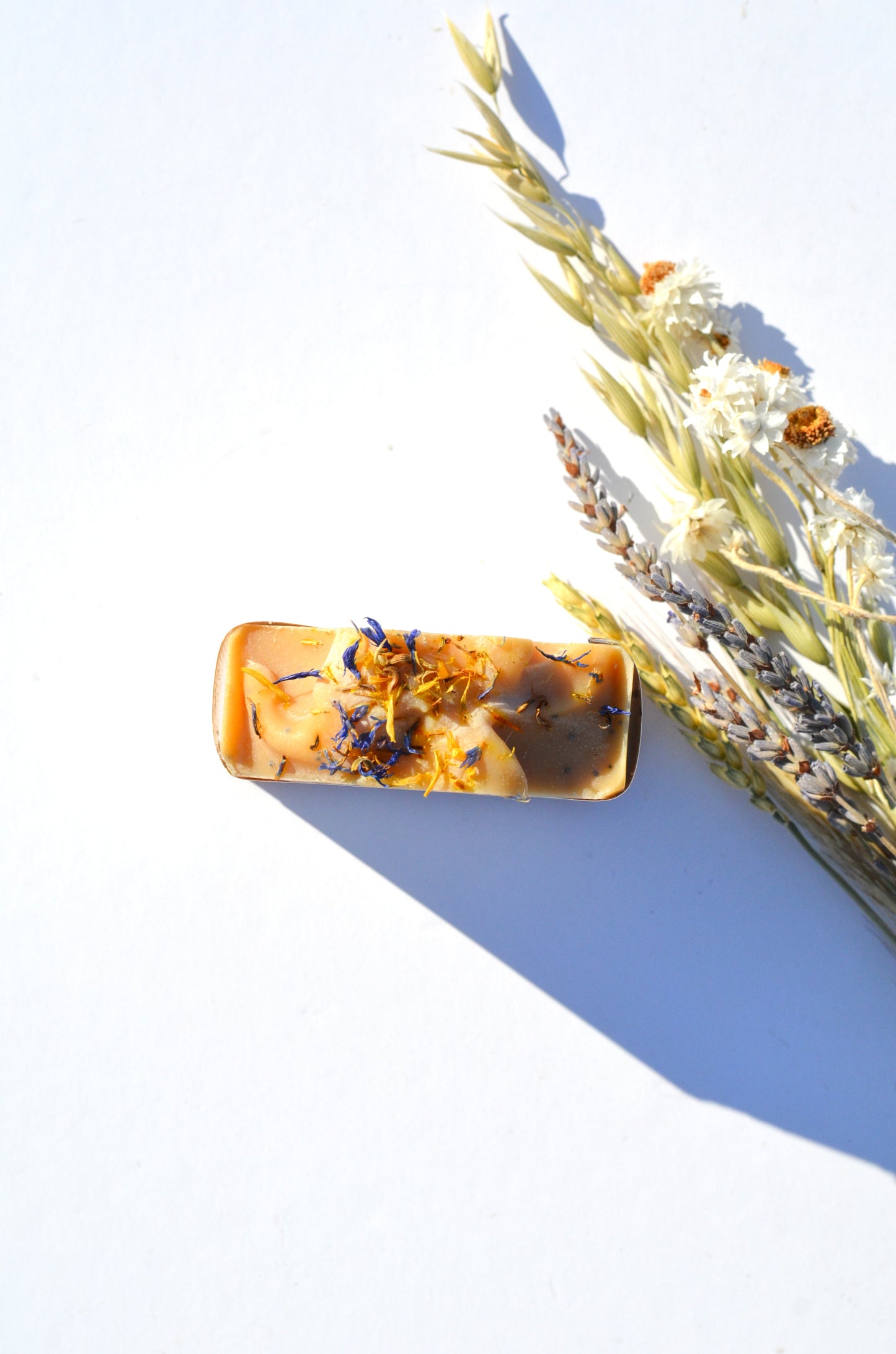 Lemon + Honey + Poppy Seed Handmade Goat Milk Soap Bar