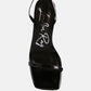Lewk Strappy Tie Up Spool Heel Sandals