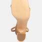 Lewk Strappy Tie Up Spool Heel Sandals
