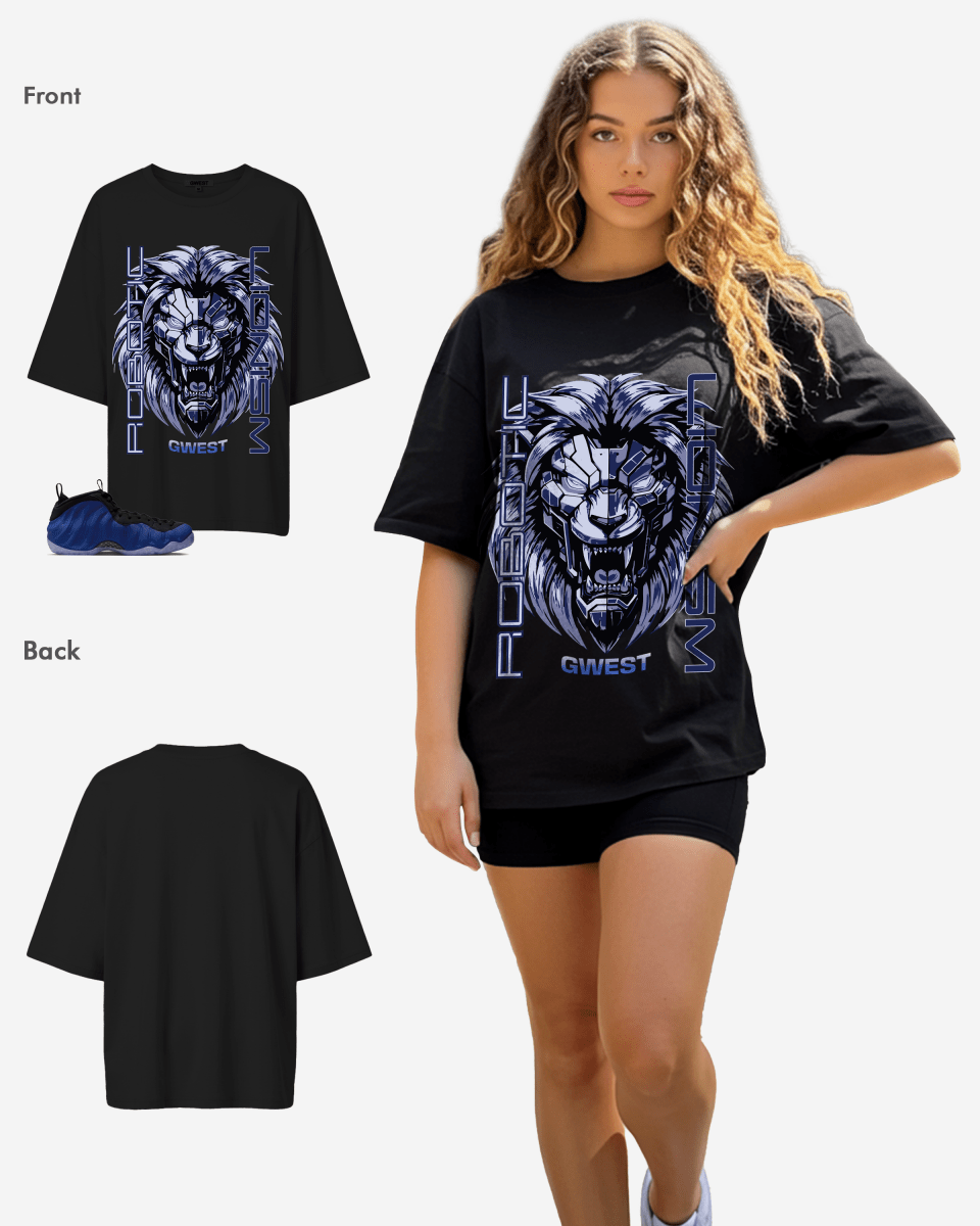 Lionism Robotic Oversized T-Shirt