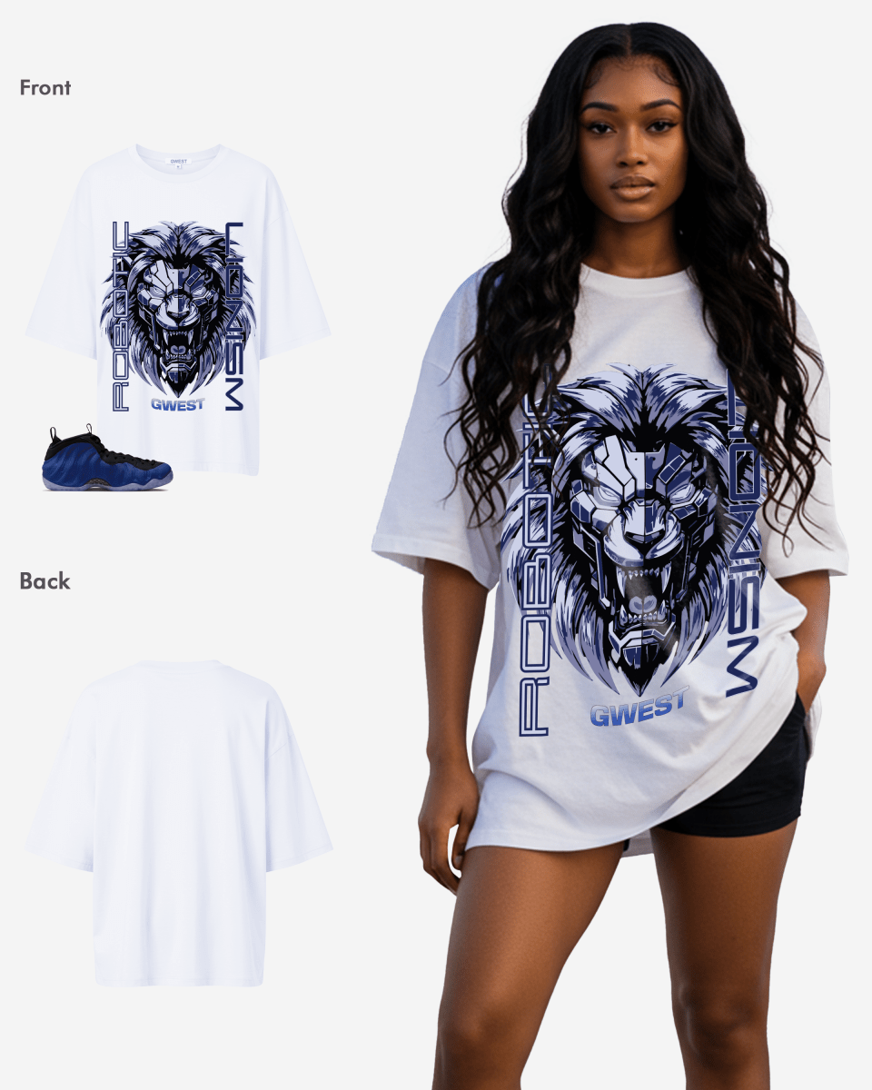 Lionism Robotic Oversized T-Shirt