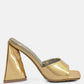 Lovebug Triangular Block Heel Sandals
