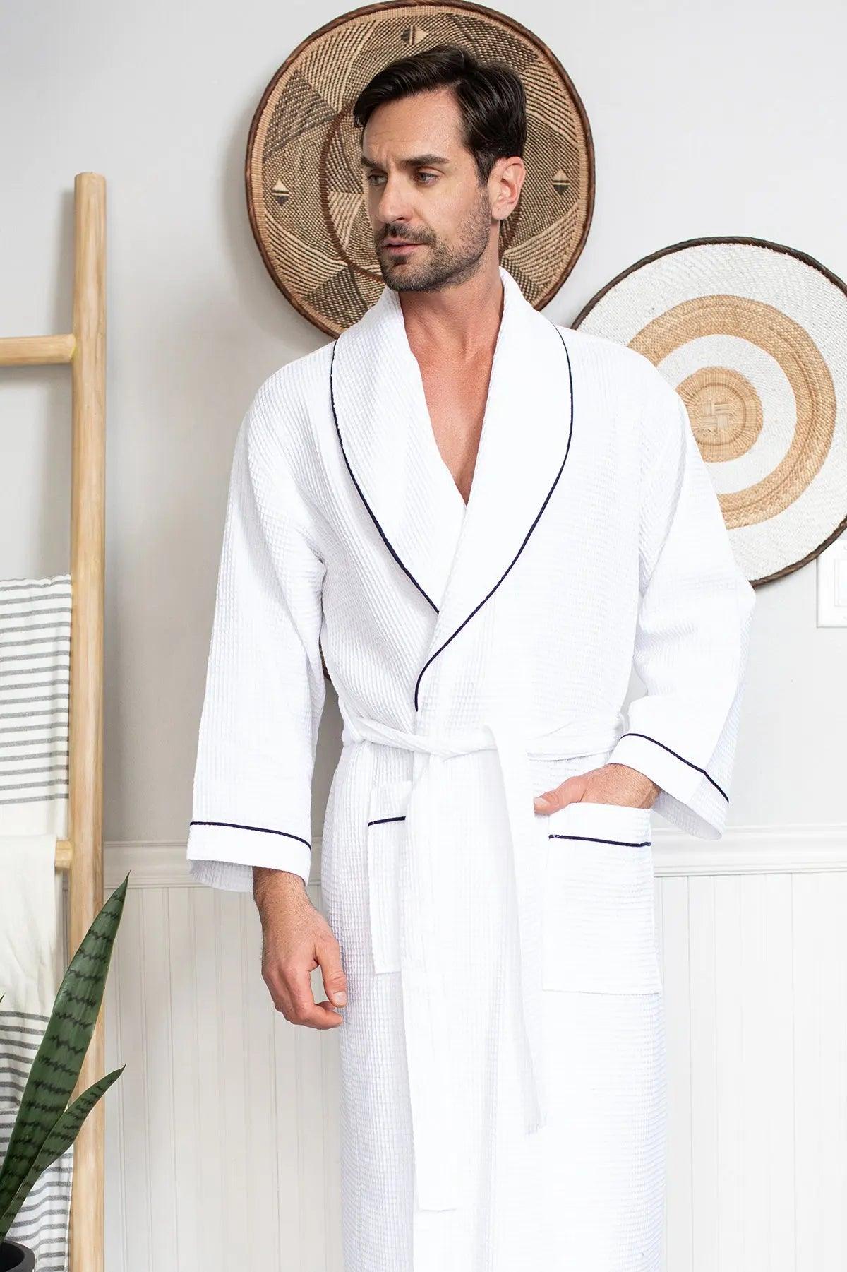 Premium Waffle Piping Robe