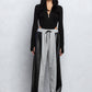 Marissa Faux Leather Detail Sweatpants Luxury Loungewear