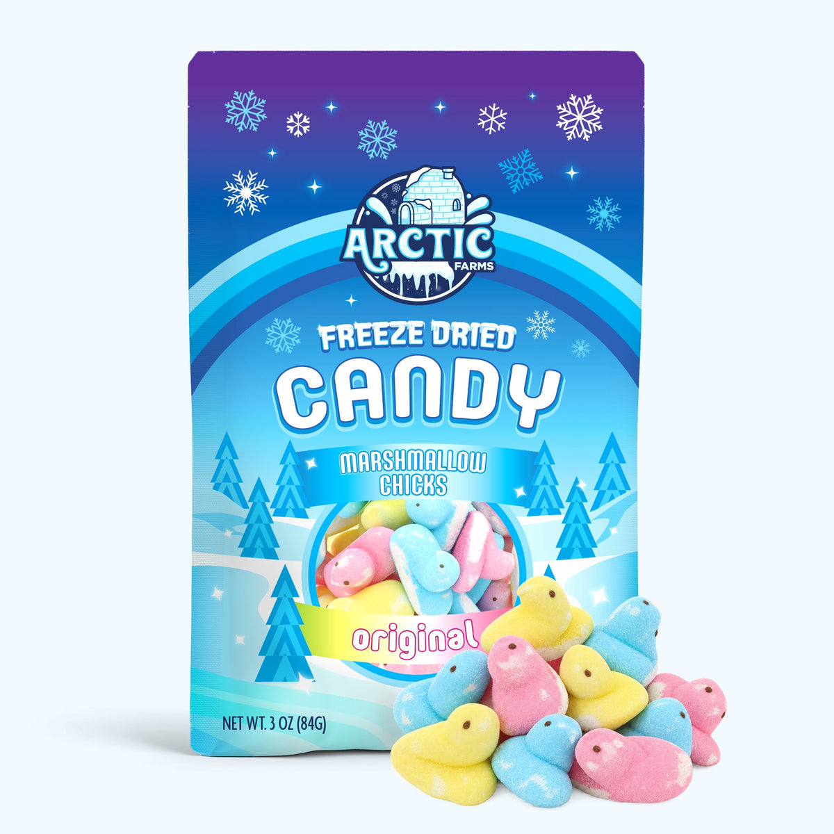 Freeze Dried Marshmallow Chicks