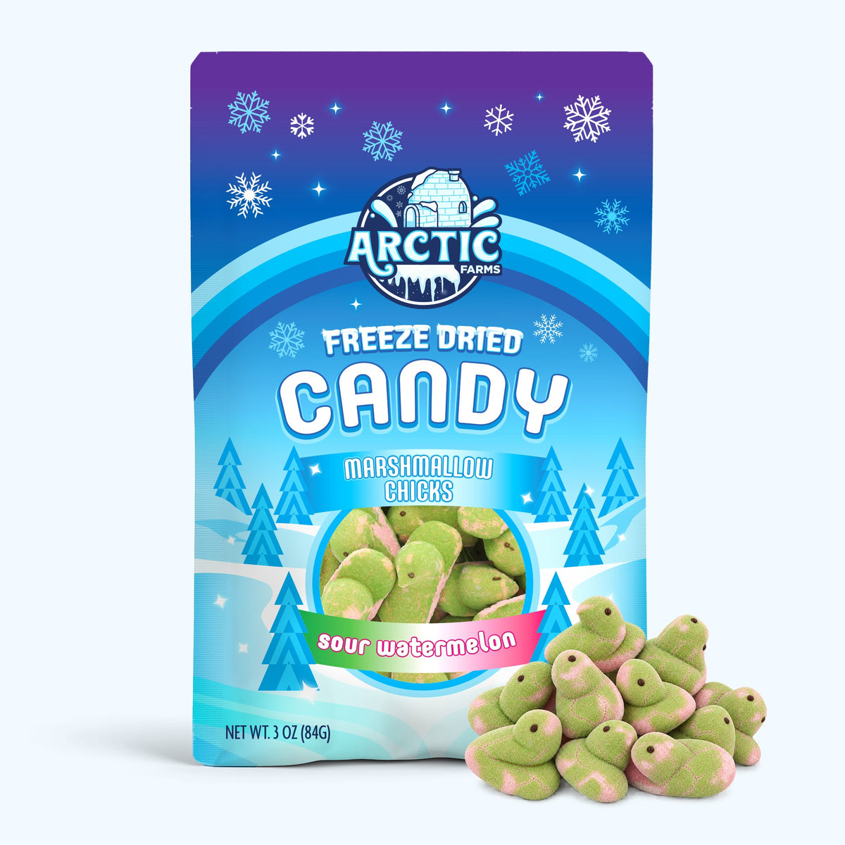 Freeze Dried Marshmallow Chicks