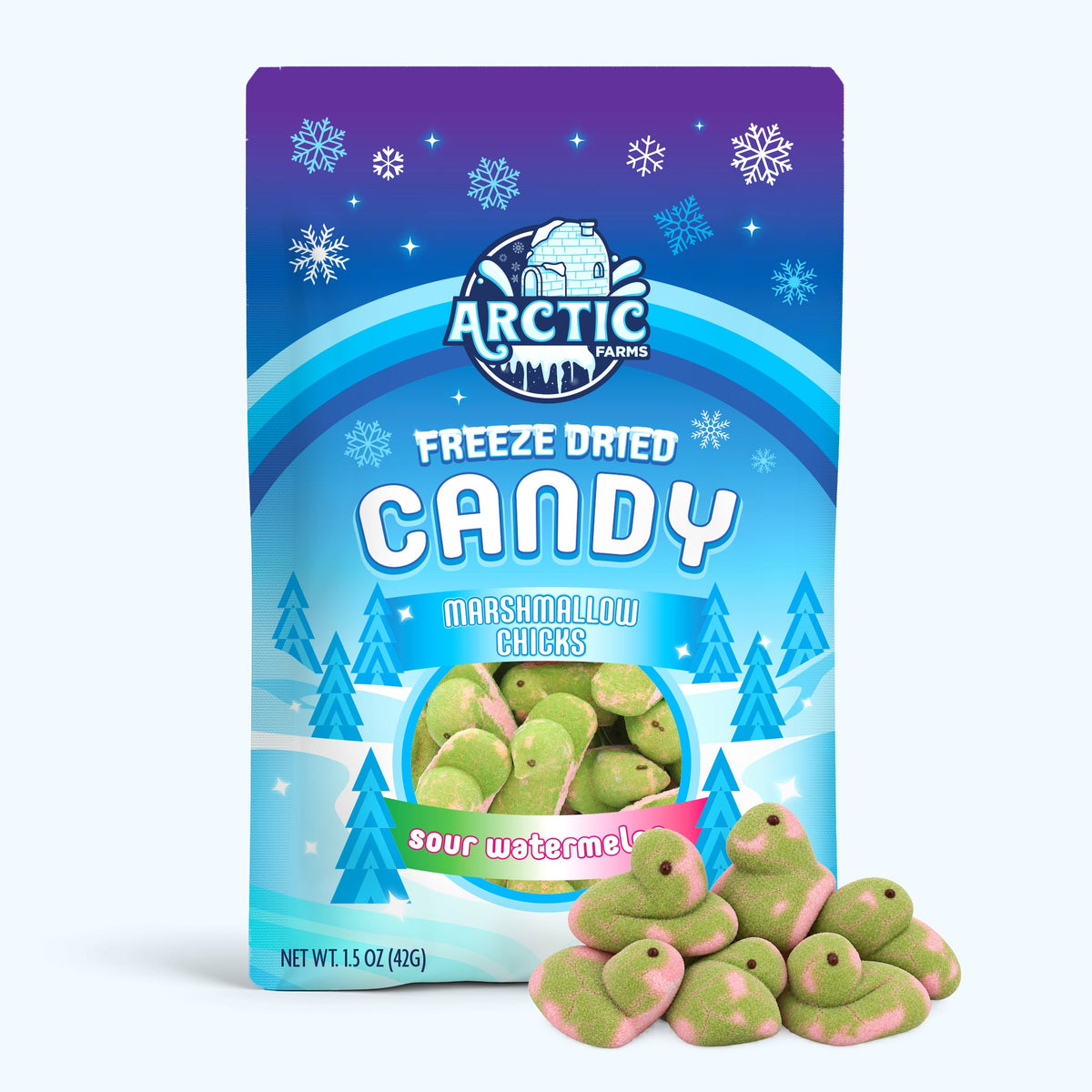 Freeze Dried Marshmallow Chicks