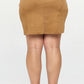 Maxine Faux Suede Rhinestone Slit Mini Skirt – Side Slit with Fringe | Chic Night Out