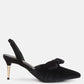 Mayfair Velvet High Heel Mule Sandals