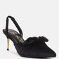 Mayfair Velvet High Heel Mule Sandals