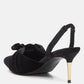 Mayfair Velvet High Heel Mule Sandals