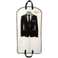 Men's Suit Garment Bag with Pocket, Cream