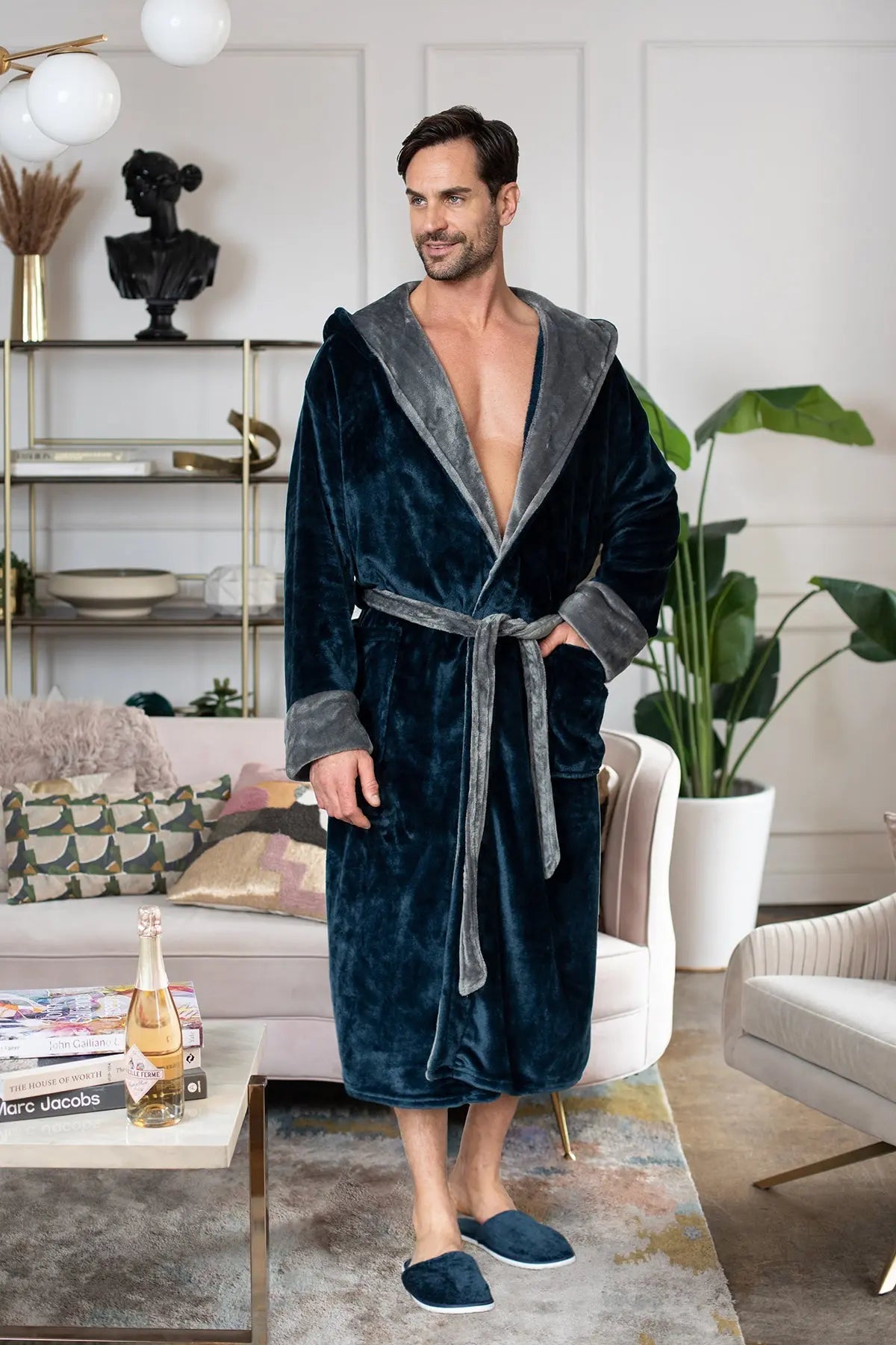 Robe with Hood – Ultra-Soft Plush Comfort for Everyday Use