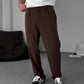 Modern Essential Men's Pleated Trousers – Tailored Comfort for Everyday Refinement