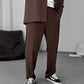 Modern Essential Men's Pleated Trousers – Tailored Comfort for Everyday Refinement