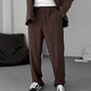 Modern Essential Men's Pleated Trousers – Tailored Comfort for Everyday Refinement